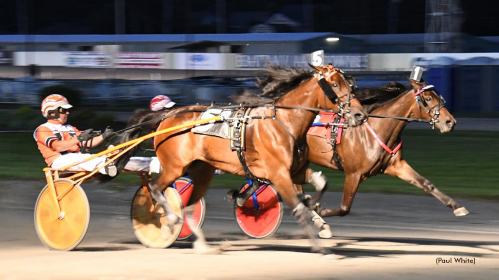 Gertrude winning at Batavia Downs