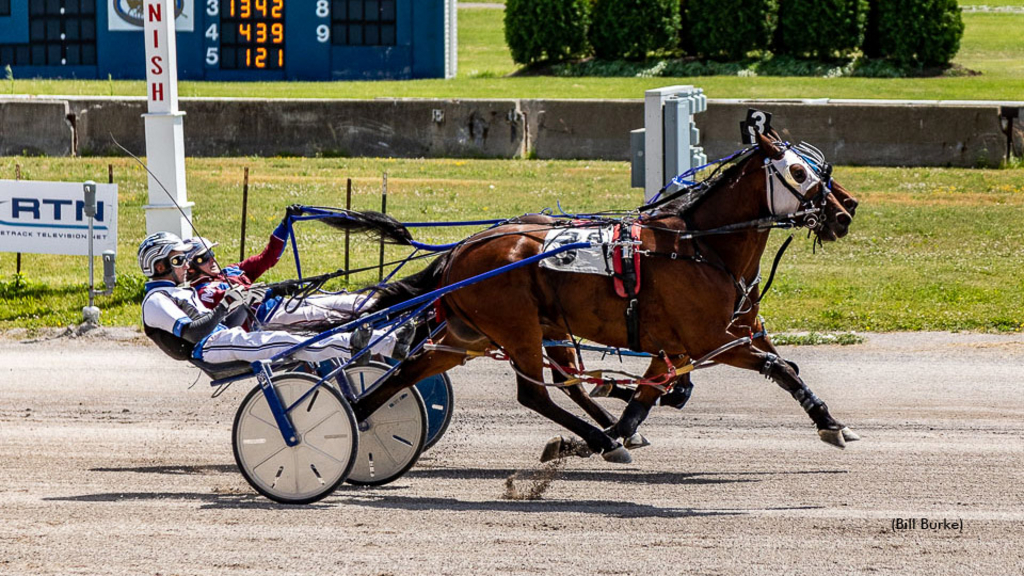 Stop Action winning at Buffalo Raceway