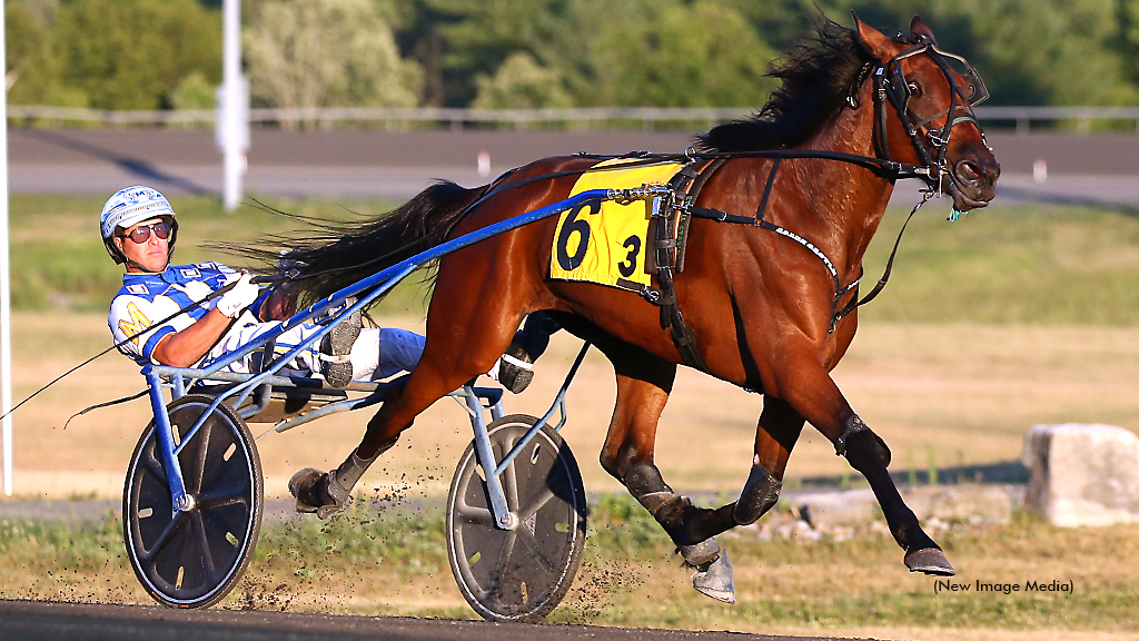 Adare Castle winning the OSS Gold on July 22 at Woodbine Mohawk Park