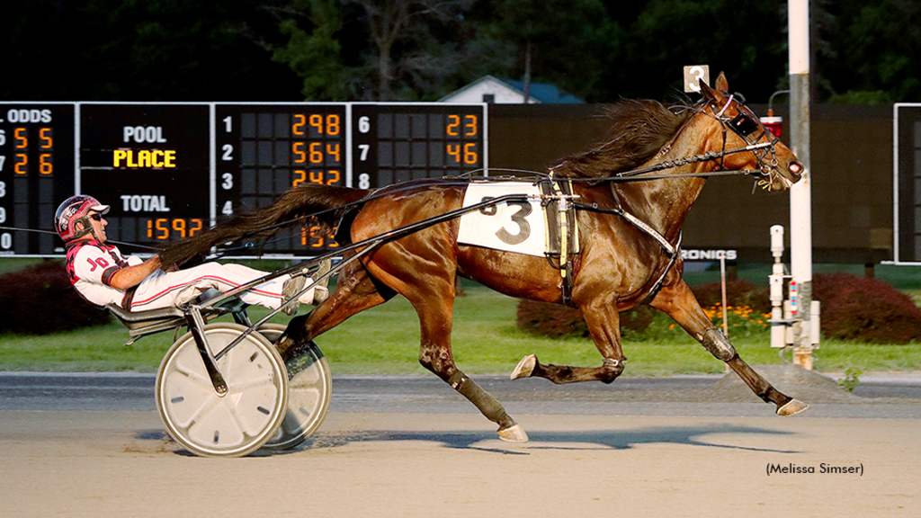 ER Sophia winning at Saratoga Raceway