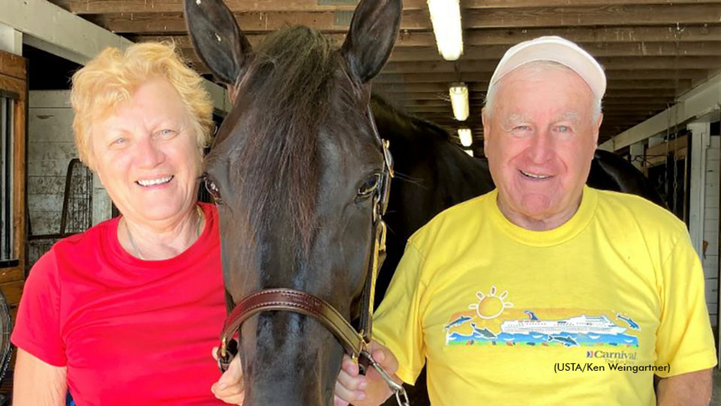 Jacquie and Frank Ingrassia with Dandy