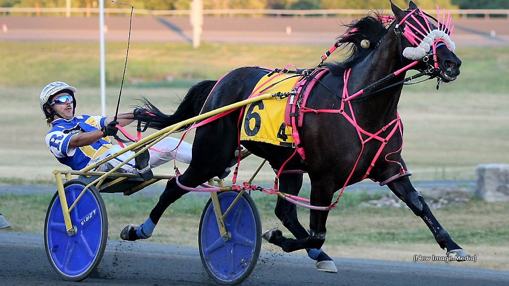 Driver Louis-Philippe Roy scoring his 2,000th career win