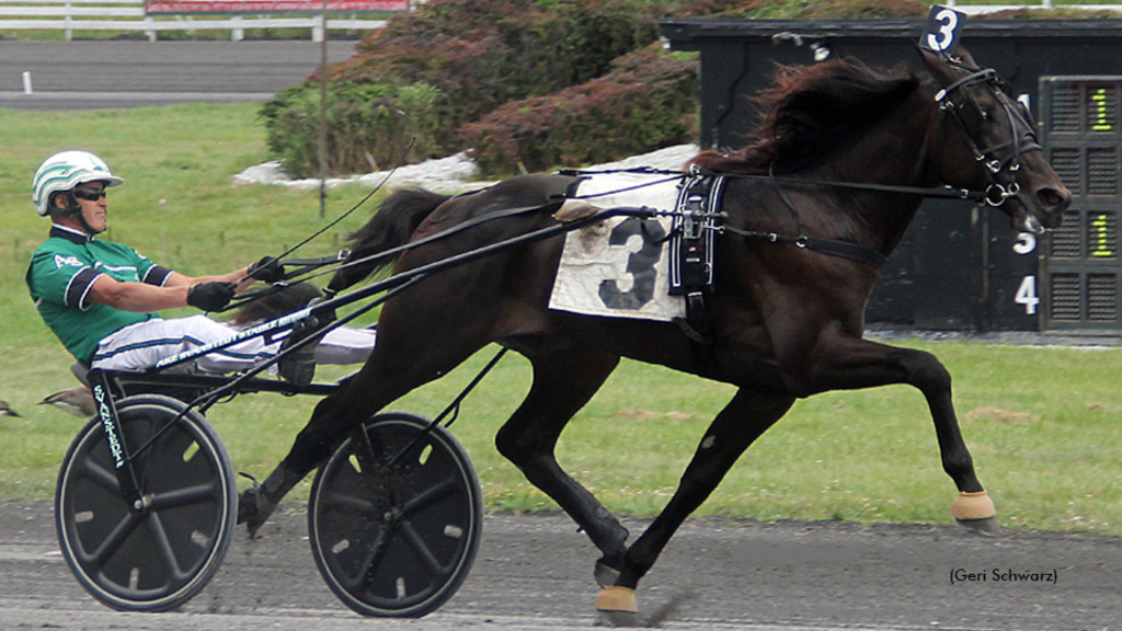 Kierkegaard K winning at Monticello Raceway