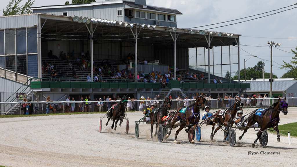 Harness racing at Leamington Raceway