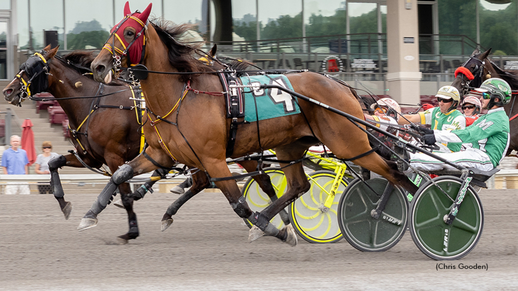 Rock Me Cristal winning at The Meadows