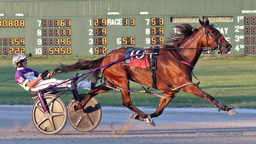 Test Of Faith winning at Scioto Downs