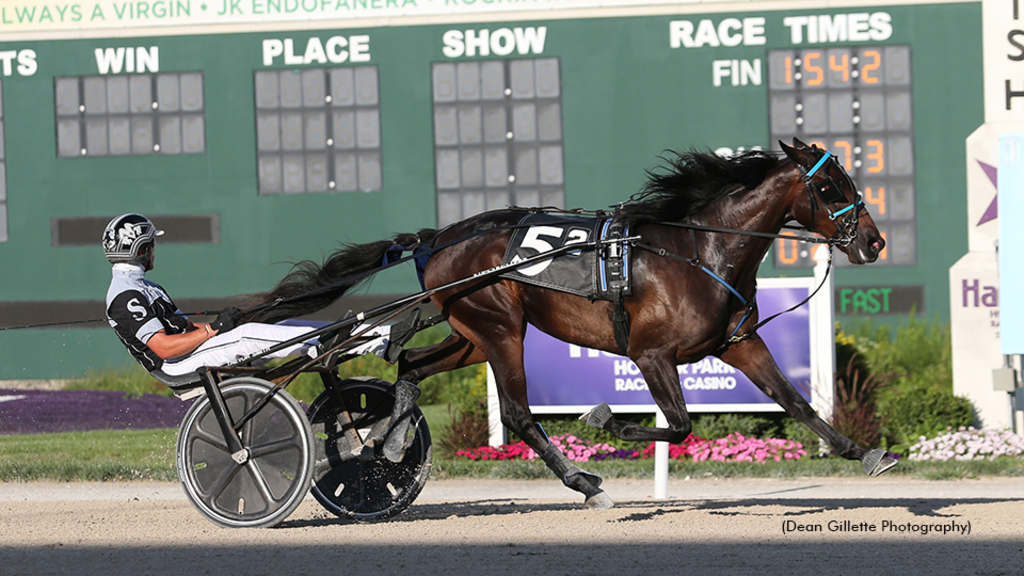 Yo Beth D winning at Hoosier Park