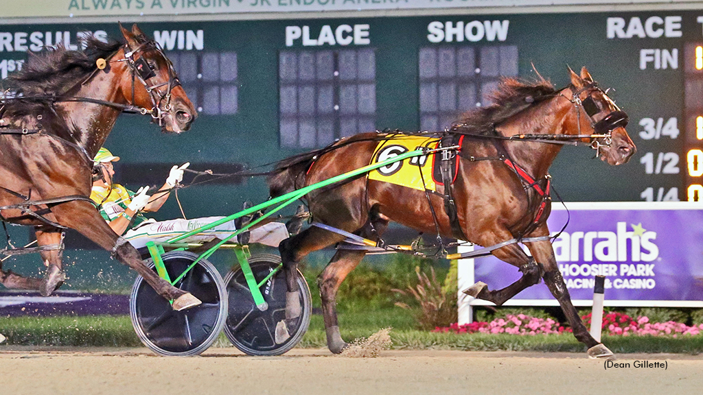 Coach Stefanos winning at Hoosier Park