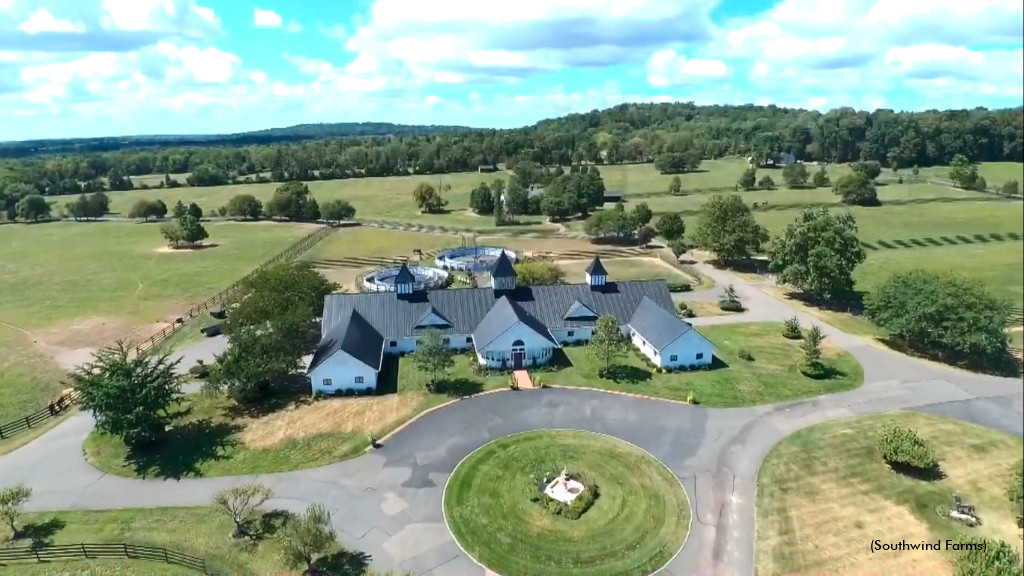 Drone view of Southwind Farms