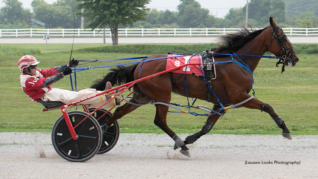 William Ross winning at Leamington Raceway