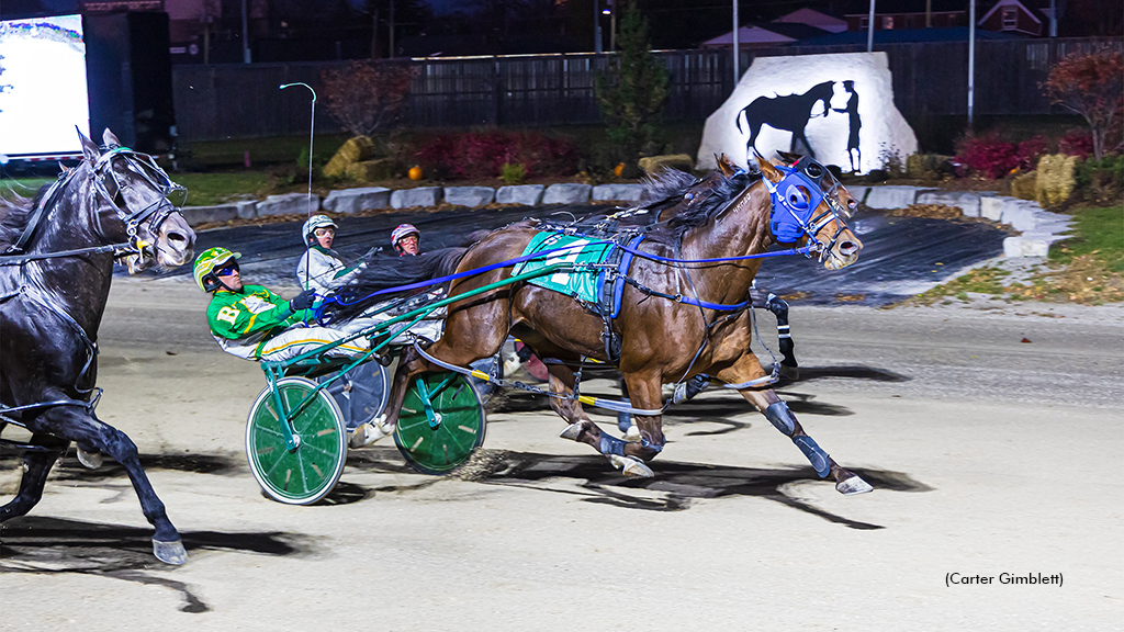 Night Watchman winning at Western Fair Raceway