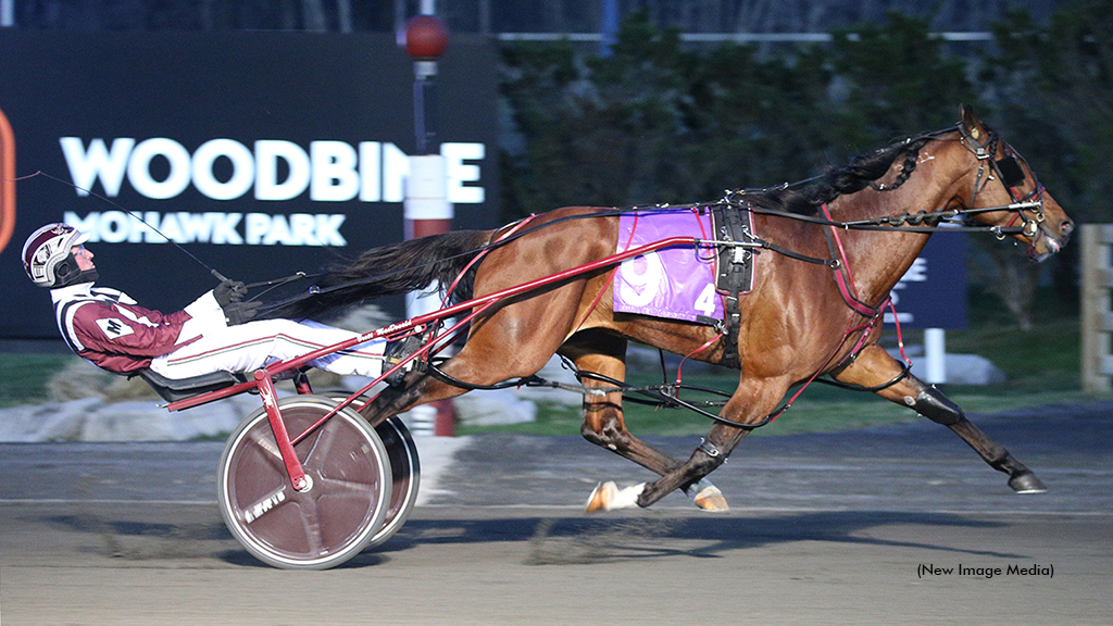 Twin B Heart Throb winning at Woodbine Mohawk Park