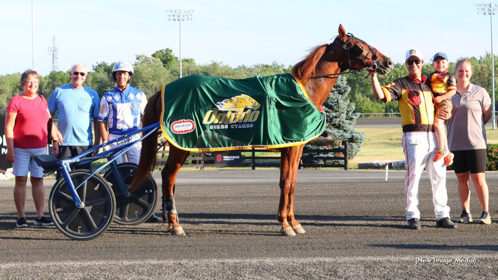 Resolve To Win wins in the OSS for trainer John Bax and driver James MacDonald