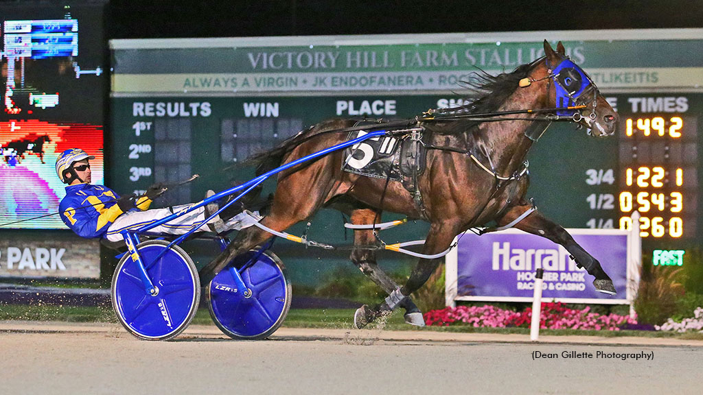 Soaring Now winning at Hoosier Park