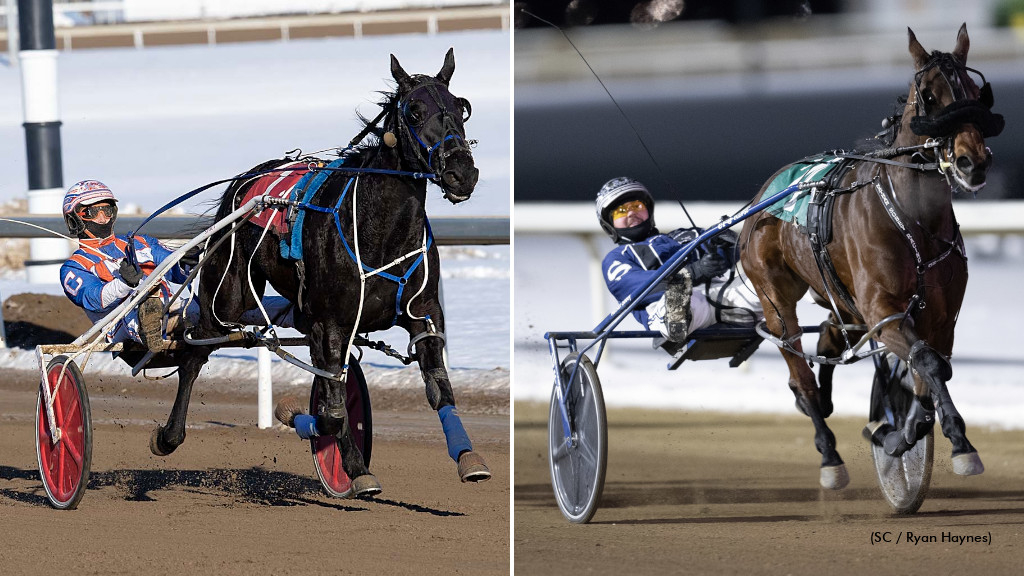 Brandon Campbell (driving Sunshine Boy) and Divine Art