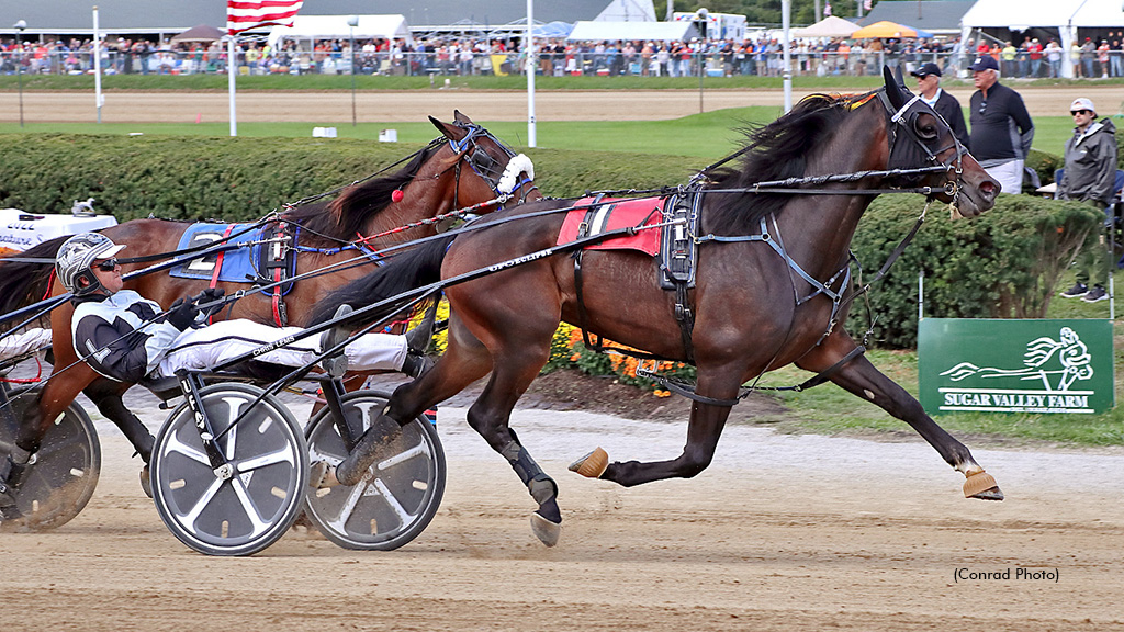 Longshot winning at Delaware County Fair