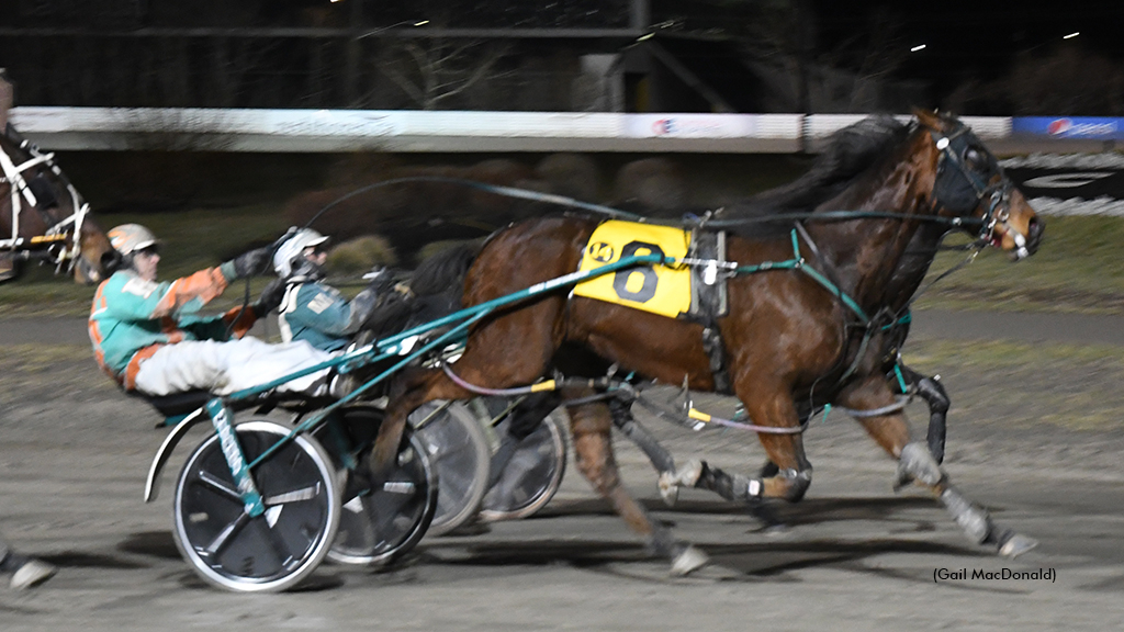 Stash It Away winning at Charlottetown Driving Park