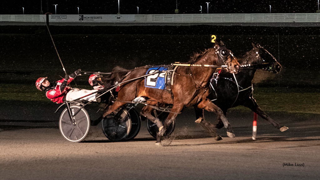 Drama Act winning at Yonkers Raceway