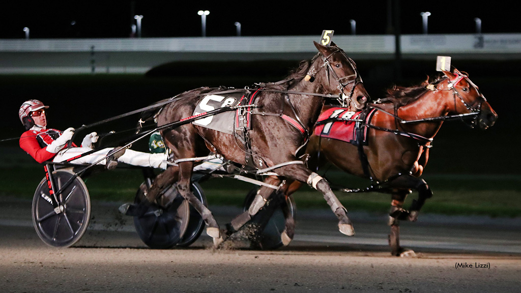 Dougs Babe A winning at Yonkers Raceway