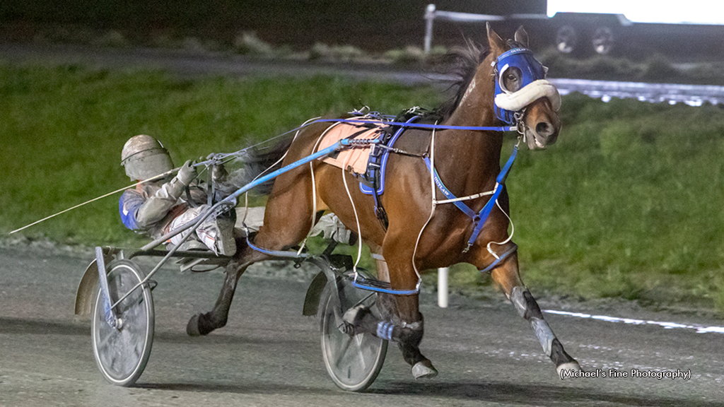 Outlaw C My Shadow winning at Fraser Downs