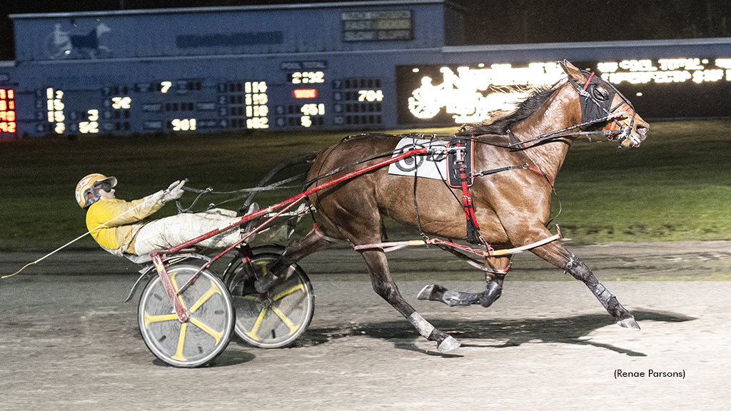 Princess Rougarou winning at Northville Downs