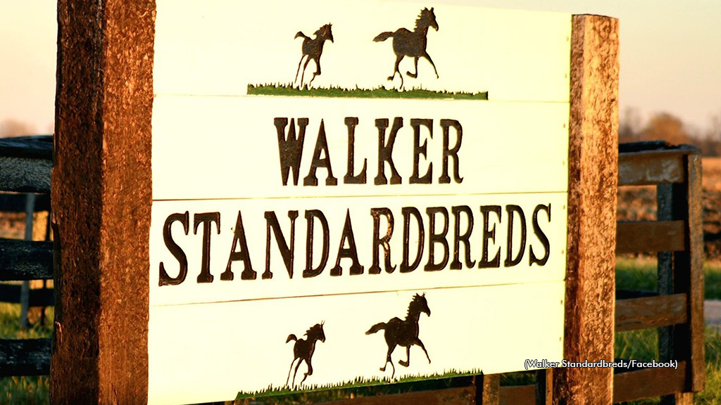 Walker Standardbreds sign