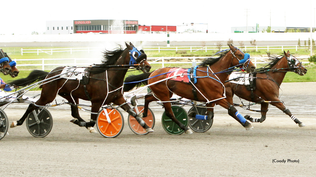 Racing action at Century Downs