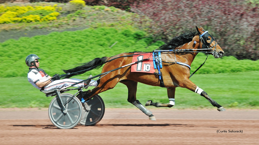 P L Notsonice winning at Pocono Downs