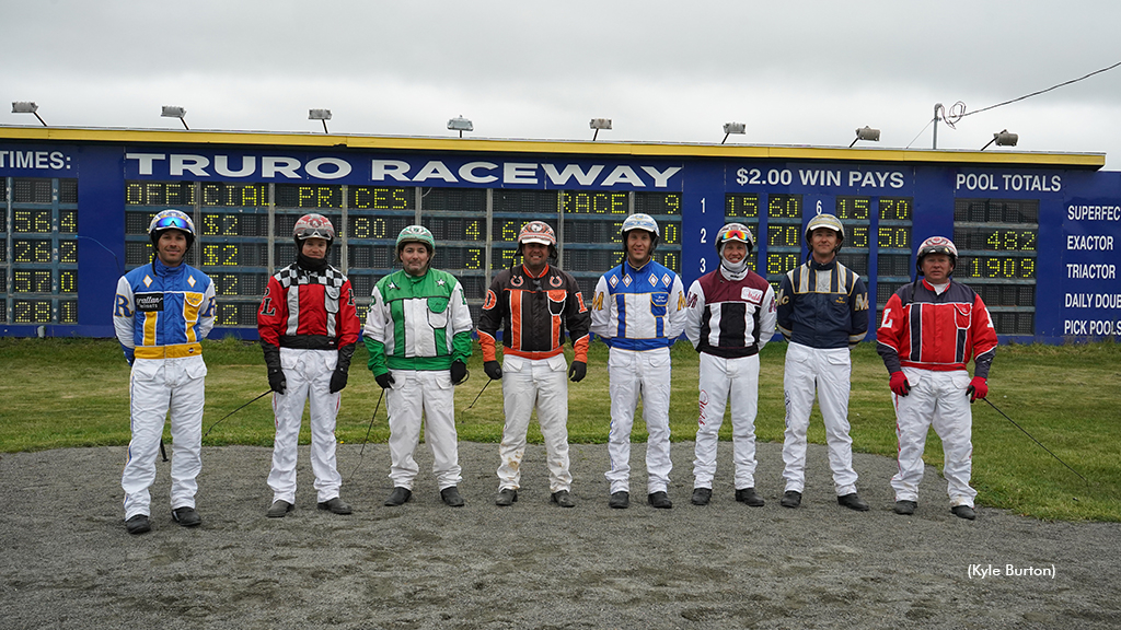 The drivers from the Nova Scotia vs. Ontario Driving Challenge