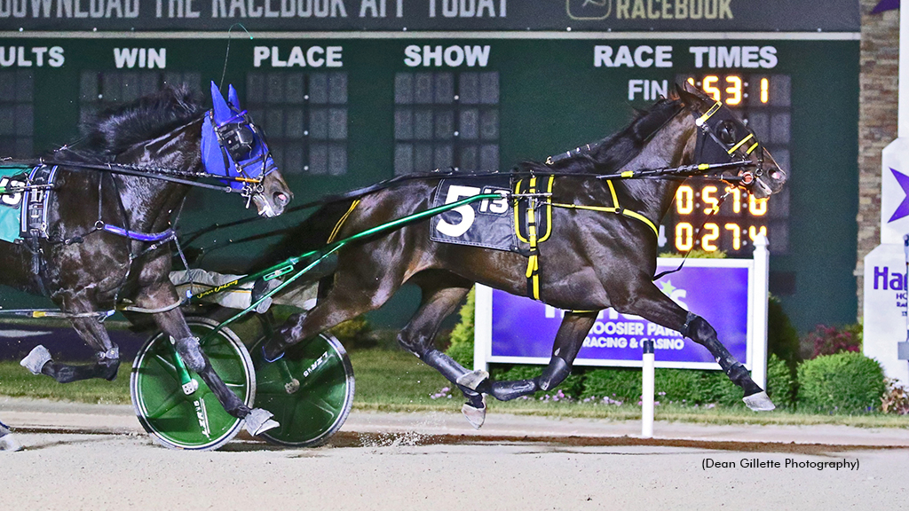 Swanya winning at Hoosier Park