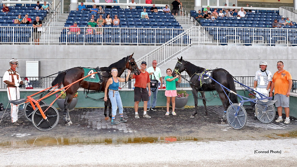 Pierres Serenade and Madame Pele dead heat to win