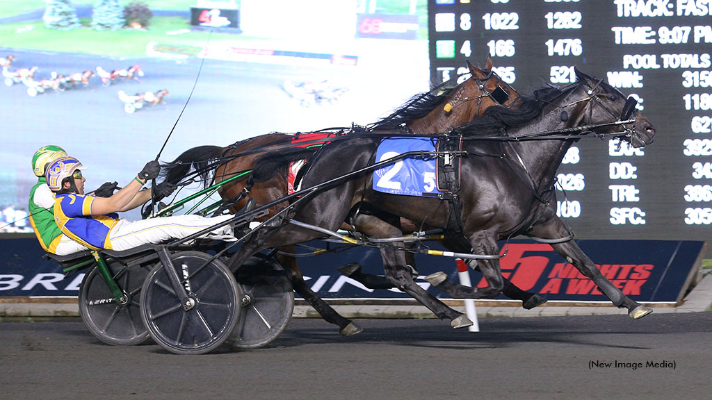 Woodmere Stealdeal winning at Woodbine Mohawk Park