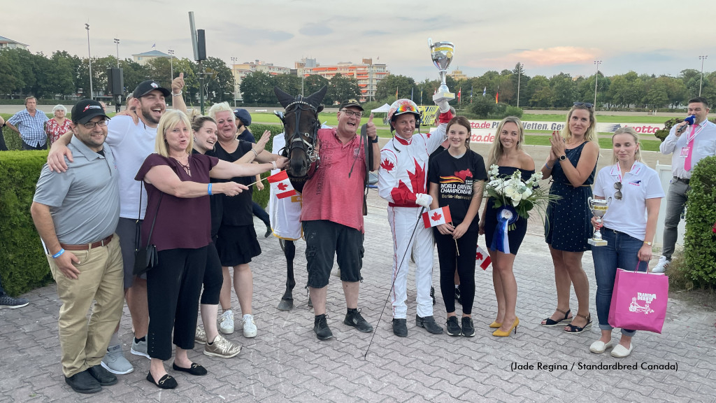 Doug McNair after a win in Berlin