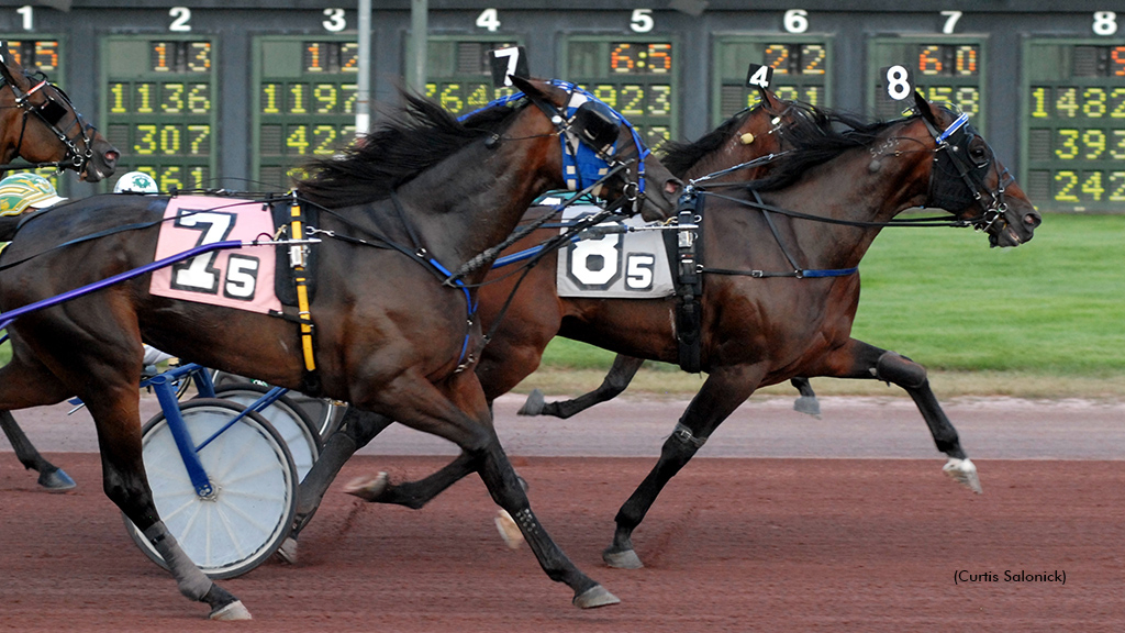 E L Titan winning at Pocono Downs