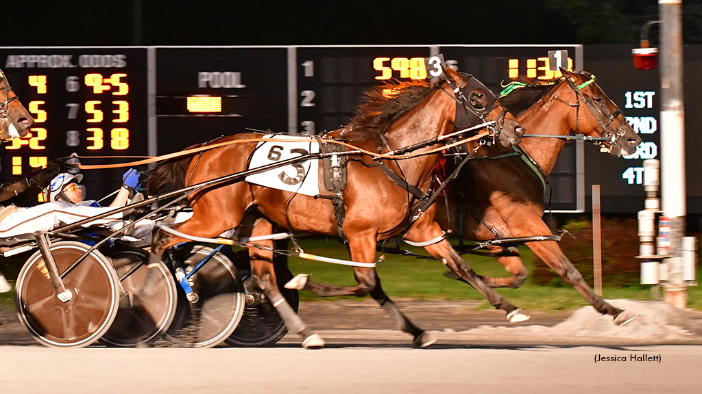 HS Shauna winning at Saratoga Raceway