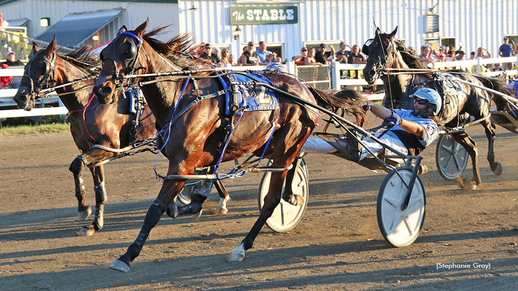 Luke McGook winning at Skowhegan