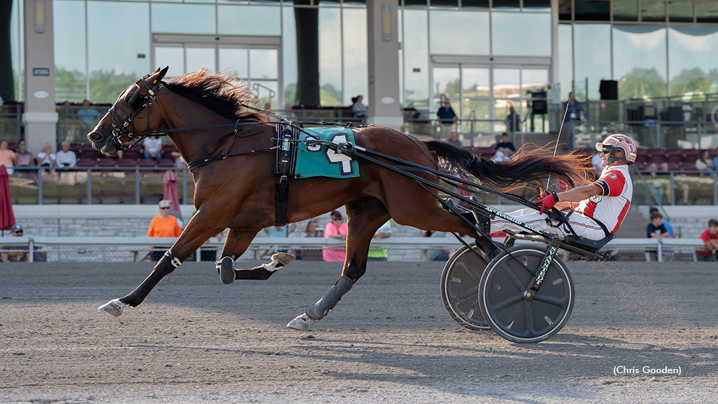 Saint Louie winning at The Meadows