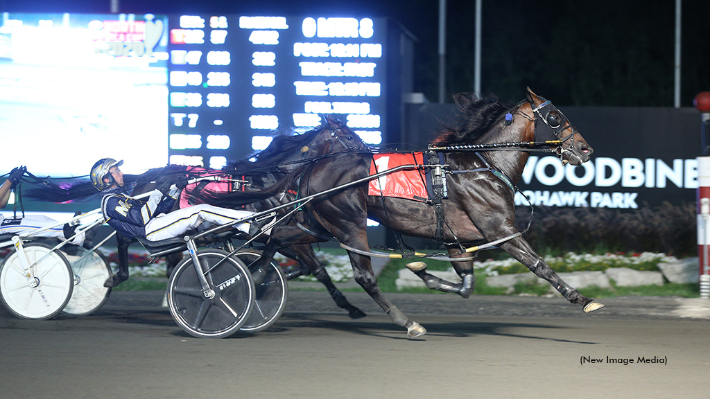 Captain Kirk winning at Woodbine Mohawk Park