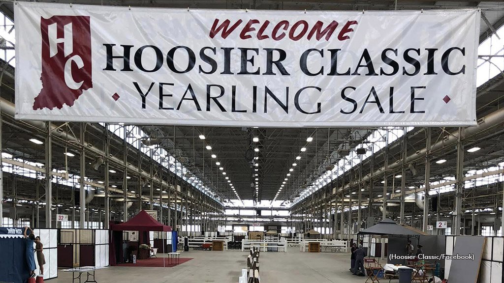 The entrance to the Hoosier Classic Yearling Sale