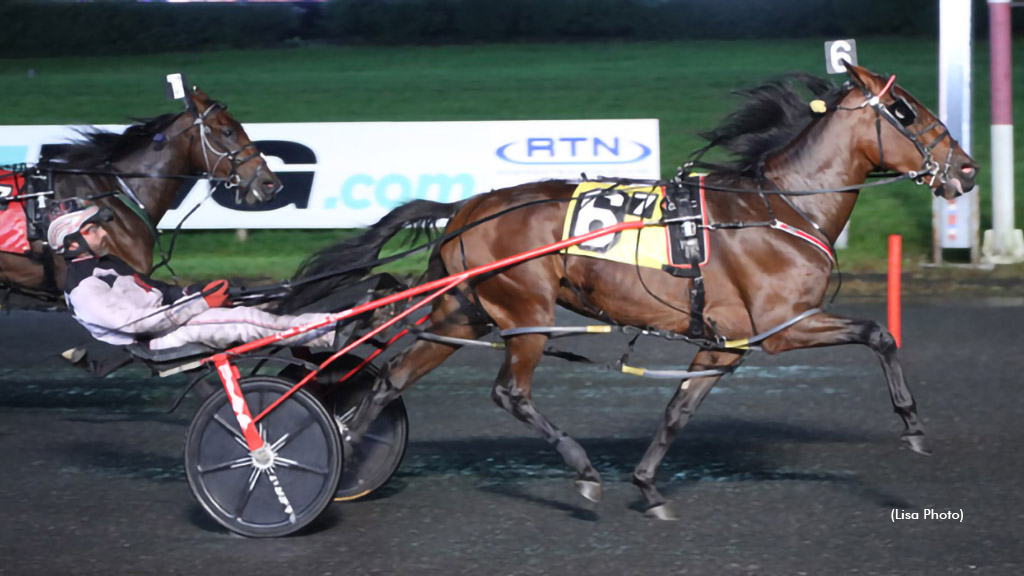 Sarasota Hanover winning at The Meadowlands