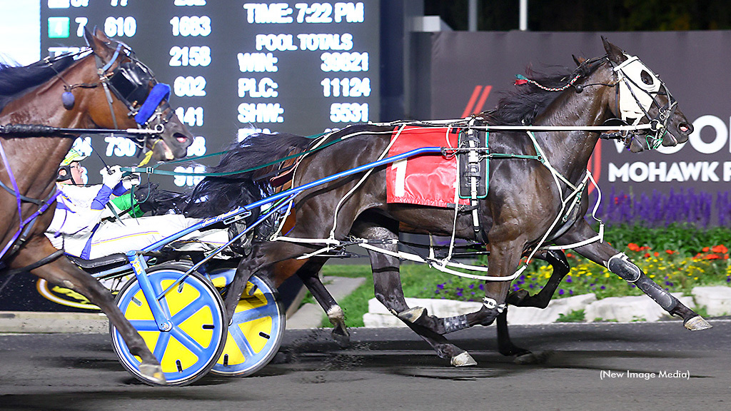 St Lads Dark Angel winning at Woodbine Mohawk Park