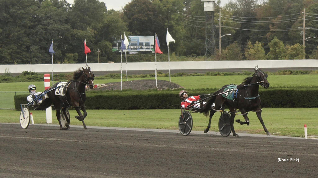 Two Pistol Annie winning at Freehold Raceway