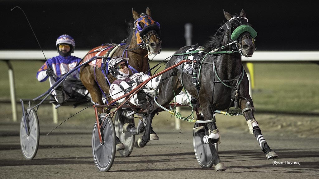 Mickie Mantle and driver Doug McNair winning an Alberta Super Final