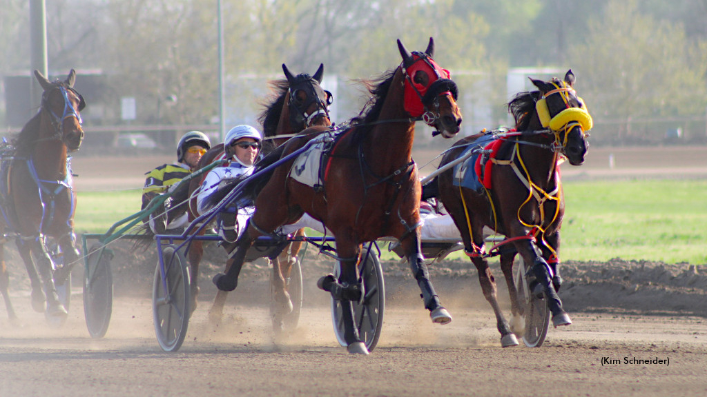 Racing action at Cal Expo