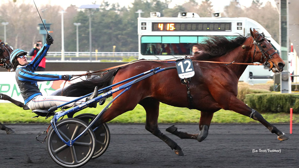 Idao de Tillard winning the Prix d'Amerique