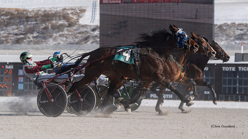 Pure Poetry winning at The Meadows