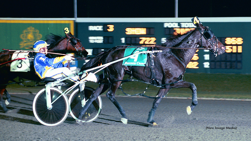 Eternal Camnation winning the 1999 Breeders Crown