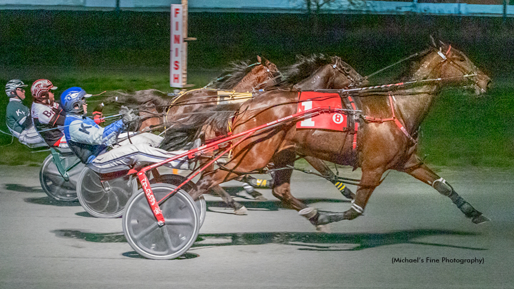 Mach Steady winning at Fraser Downs