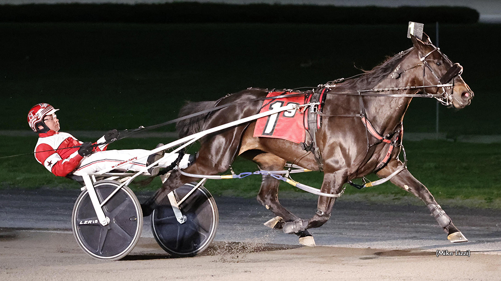 Lit De Rose winning at Yonkers Raceway