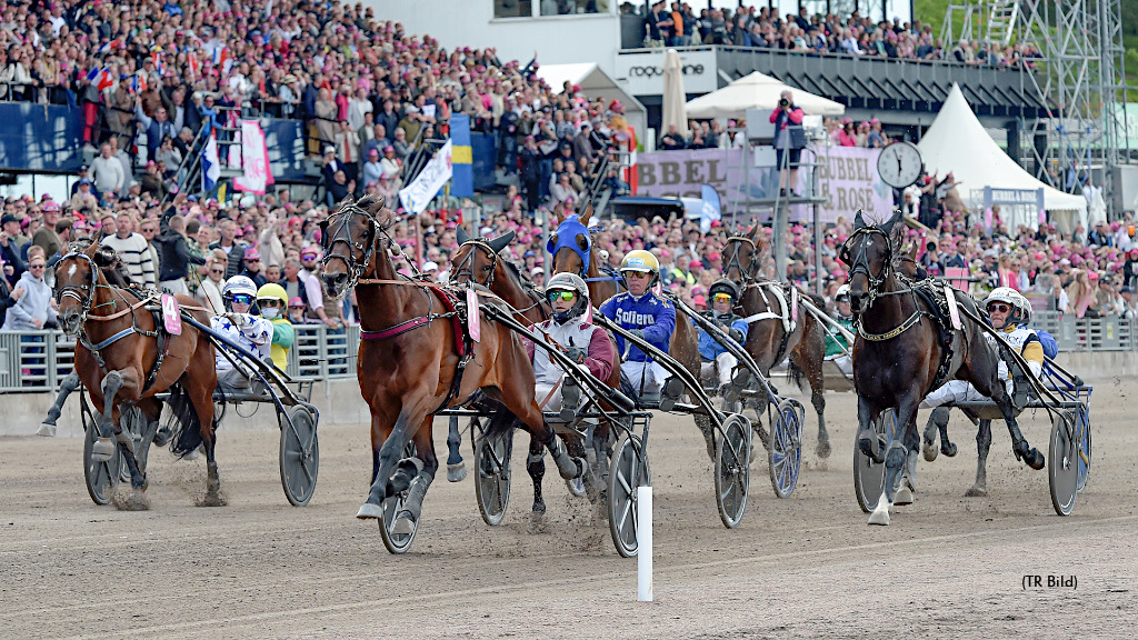 Hohneck winning the 2023 Elitloppet